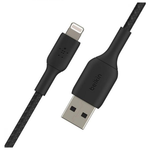 Кабель Belkin USB-A - Lightning, BRAIDED, 2м Black