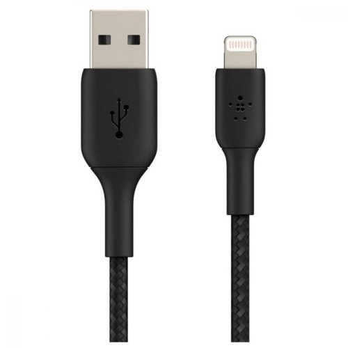 Кабель Belkin USB-A - Lightning, BRAIDED, 2м Black