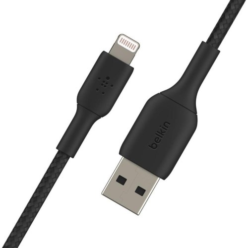 Кабель Belkin USB-A - Lightning, BRAIDED, 1m, black