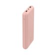 Зовнішній акумулятор PowerBank Belkin 20000mAh 15W Dual USB-A USB-C Rose Gold