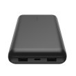 Зовнішній акумулятор PowerBank Belkin 20000mAh, 15W, Dual USB-A USB-C Black