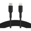 Кабель Belkin USB-С - Lightning, BRAIDED, 1m, black