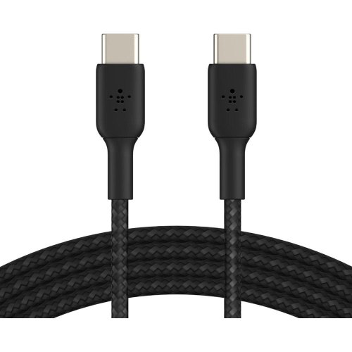 Кабель Belkin USB-С - USB-С, BRAIDED, 1m, black