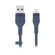 Кабель Belkin USB-A - Lightning силіконовий, з кліпсою, 1м, синій