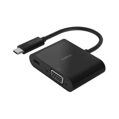 Адаптер Belkin USB-C - VGA 60W PD, black