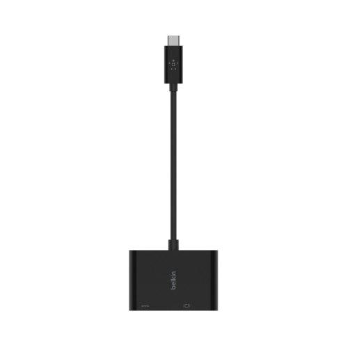 Адаптер Belkin USB-C - VGA 60W PD, black