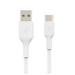 Кабель Belkin USB-A - USB-С, PVC, 1м White