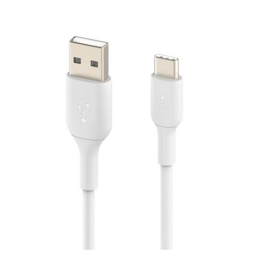 Кабель Belkin USB-A - USB-С, PVC, 1м White