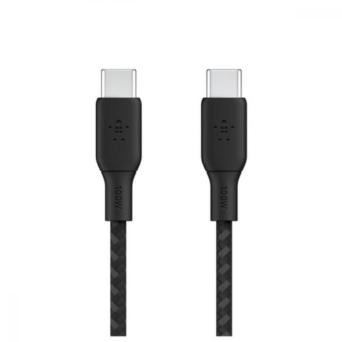 Кабель Belkin USB-С - USB-С BRAIDED 100W 3m Black