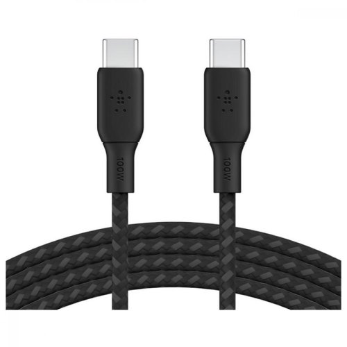 Кабель Belkin USB-С - USB-С BRAIDED 100W 3m Black