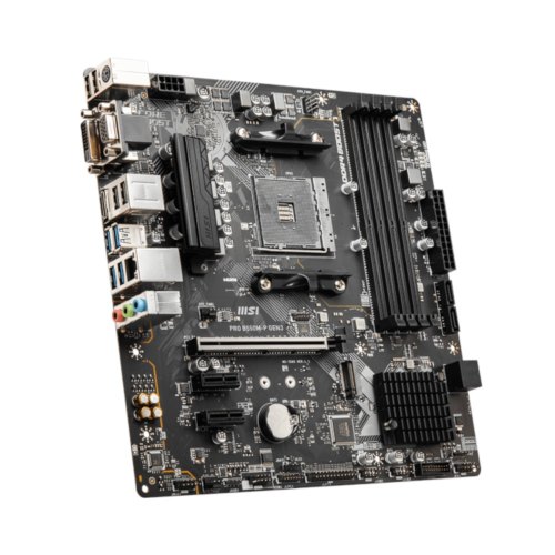 Материнcька плата MSI PRO B550M-P GEN3 sAM4 B550 4xDDR4 HDMI-VGA-DVI mATX