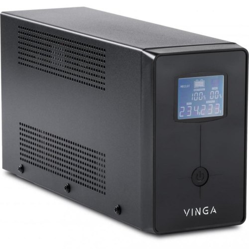 Джерело безперебійного живлення Vinga LCD 1500VA metal case (VPC-1500PRM3)