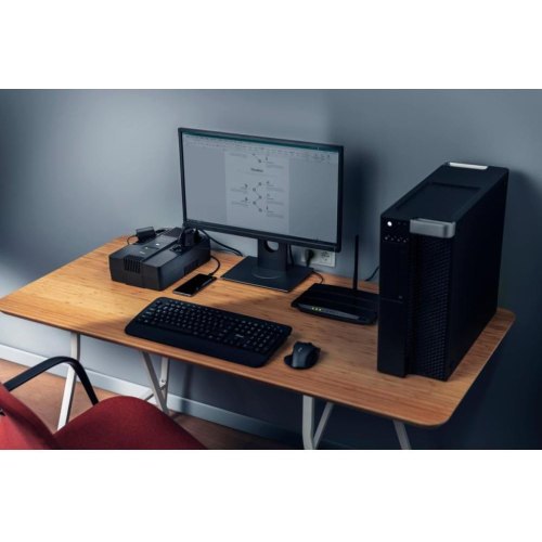 Джерело безперебійного живлення Trust Maxxon 800VA UPS with 6 standard wall power outlets BLACK