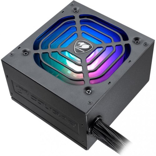 Блок живлення, 550W Cougar (XTC550 ARGB), 86% Efficience, APFC, 120mm ARGB Fan, 5 SATA+ 2PCI-E