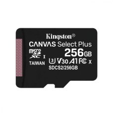 microSDXC карта 256GB Kingston Canvas Select Plus Class 10  R100/W85MB/s  (SDCS2/256GBSP)