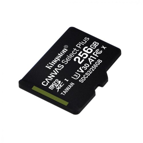 microSDXC карта 256Gb Kingston class10 без адаптера UHS-I R100/W85MB/s (SDCS2/256GBSP)