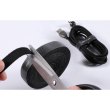 Органайзер проводів BASEUS COLOURFUL CIRCLE VELCRO STRAP 1M, Чорний (ACMGT-E01)