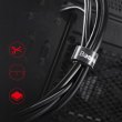 Органайзер проводів BASEUS COLOURFUL CIRCLE VELCRO STRAP 1M, Чорний (ACMGT-E01)