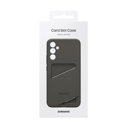 Чохол Samsung A34 (A346) EF-OA346TBEGRU Card Slot Case, Black