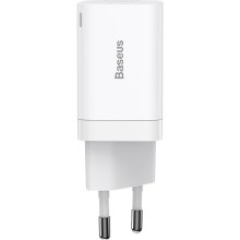 МЗП Baseus Super Si Pro Quick Charger Type-C+USB 30W, White