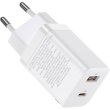МЗП Baseus Super Si Pro Quick Charger Type-C+USB 30W, White
