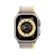 Смарт годинник Apple Watch Ultra GPS + Cellular 49mm Titanium Case with Yellow/Beige Trail Loop M/L MQFE3 **