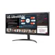 Монітор LG 34 34WP500-B 2xHDMI, Audio, IPS. 2560x1080, 95%sRGB, FreeSync, HDR10