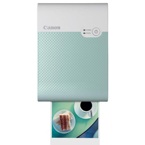 Фотопринтер Canon SELPHY Square QX10 Green з Wi-Fi, кольоровий, А8