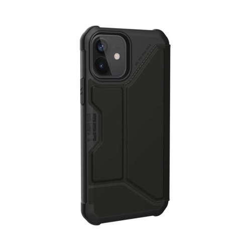 Чохол UAG для iPhone 12 / 12 Pro Metropolis (PU), SATN Black