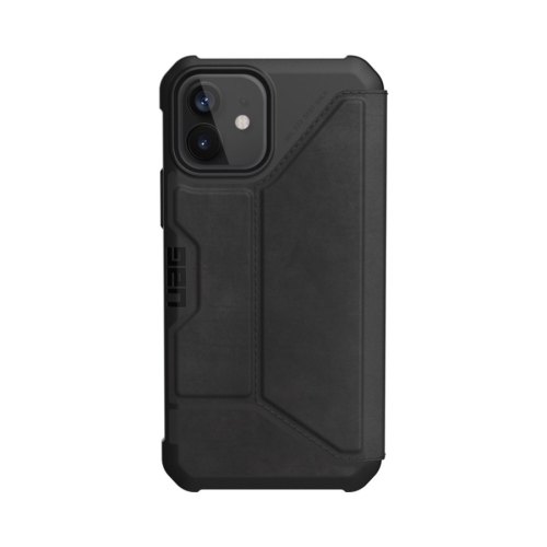 Чохол UAG для iPhone 12 / 12 Pro Metropolis, Leather Black