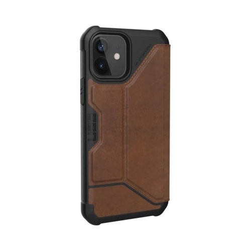 Чохол UAG для iPhone 12 / 12 Pro Metropolis, Leather Brown