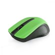 Мишка  Modecom MC-WM9, бездротова, 2кн., 1200dpi, нано ресівер чорна-зелена
