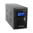 Джерело безперебійного живлення, Armac OFFICE O/1000E/LCD, Line Interactive 1000VA/650W, 3хFrench, USB-B LCD Metal Case