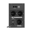 Джерело безперебійного живлення, Armac OFFICE O/1000E/LCD, Line Interactive 1000VA/650W, 3хFrench, USB-B LCD Metal Case