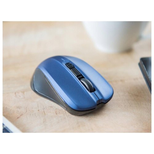 Мишка  Modecom MC-WM9.1, бездротова, 4кн., 1600dpi, чорно-синя