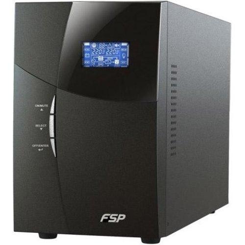Джерело безперебійного живлення, FSP 1 kVA, Tower, (KN-1101TS), 1000VA/900W, Online, AVR, Black
