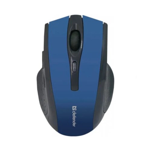 Мишка Defender Accura MM-665, бездротова, 6 кн. до 1200 dpi, синя