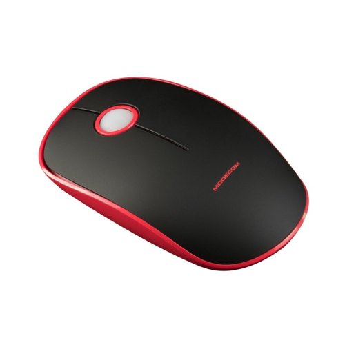 Мишка  Modecom MC-WRM113, бездротова, зарядка, 3кн., 1600dpi, чорно-червона