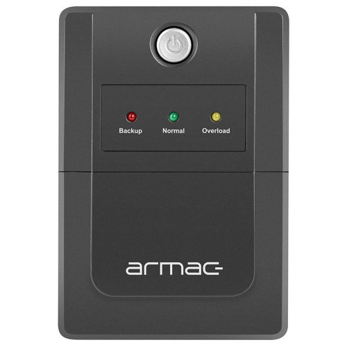 Джерело безперебійного живлення, Armac HOME H/850F/LED, Line Interactive 850VA/480W, 2хSCHUKO, USB-B LED