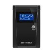 Джерело безперебійного живлення, Armac OFFICE O/1000F/LCD, Line Interactive 1000VA/650W, 3хSchuko, USB-B LCD Metal Case