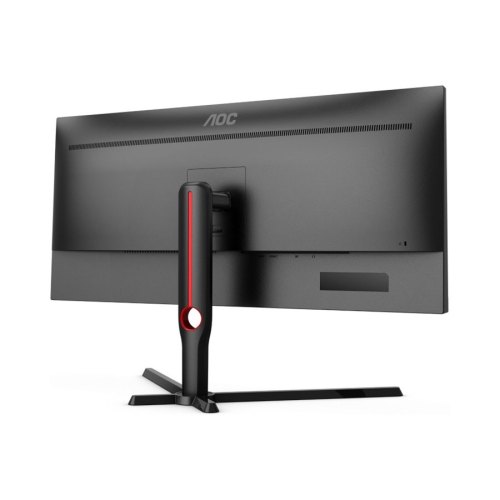 Монітор 34 AOC U34G3XM/EU, WQHD, VA, 144Гц, 1 мс, 2хHDMI, DP, HAS, колонки, чорний