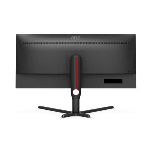 Монітор 34 AOC U34G3XM/EU, WQHD, VA, 144Гц, 1 мс, 2хHDMI, DP, HAS, колонки, чорний