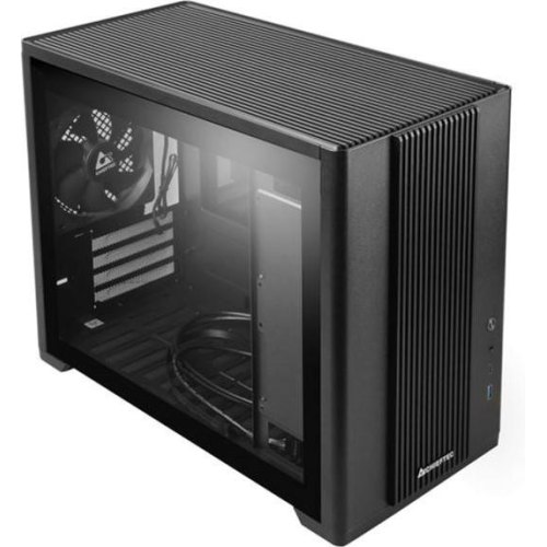 Корпус Chieftec UNI BX-10B-OP mATX, без БЖ, Black