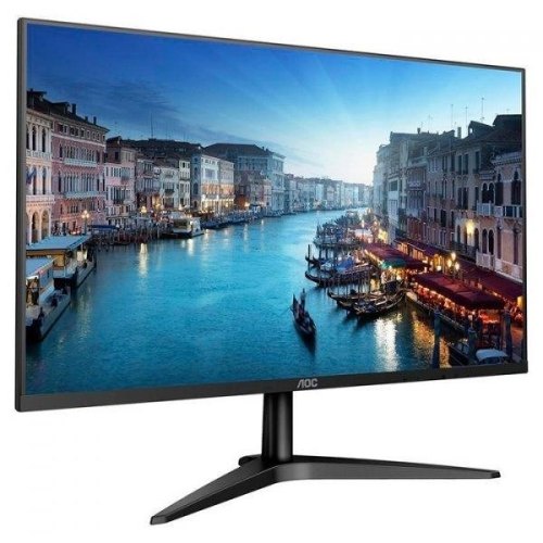 Монітор 23.6 AOC 24B1H MVA, D-SUB, HDMI, чорний