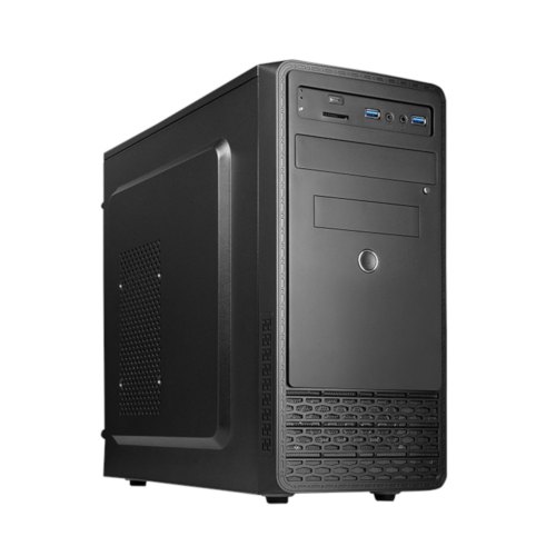 Корпус Chieftec UNI UB-03B-350GPB 350W 2xUSB3.0+1xType-C, mATX, Black