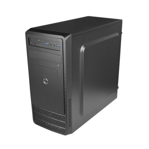 Корпус Chieftec UNI UB-03B-350GPB 350W 2xUSB3.0+1xType-C, mATX, Black