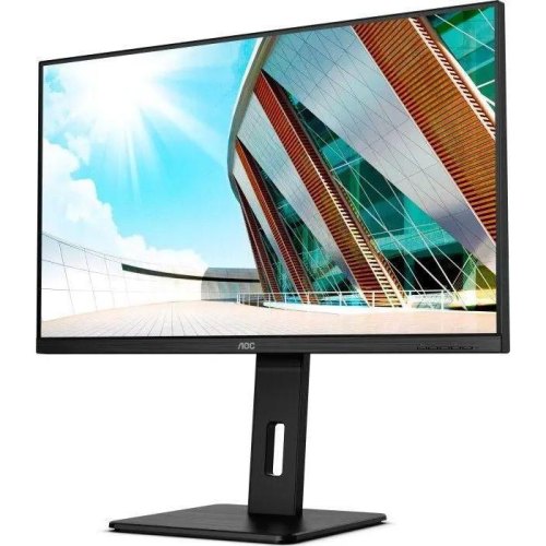 Монітор 31.5 AOC U32P2, VA, UHD, DP, HDMI x 2, Pivot, HAS, колонки, чорний