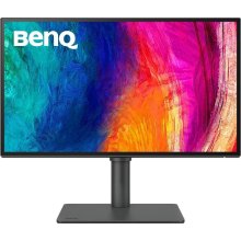 Монітор 25 BenQ PD2506Q, QHD, IPS, 100% sRGB, HDMI, DP, DP-out, USB-С, USB-hub, Pivot, кол., темно-сір.