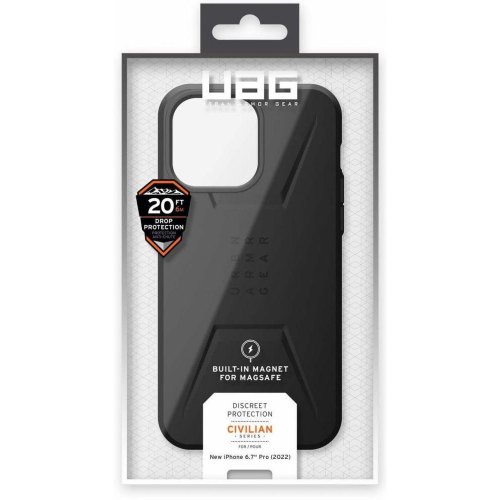 Чохол UAG для Apple iPhone 14 Pro Max Civilian Magsafe, Black