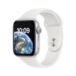 Смарт годиннки Apple Watch SE 2 GPS 44mm Silver Aluminium Case with White Sport Band (MNK23)